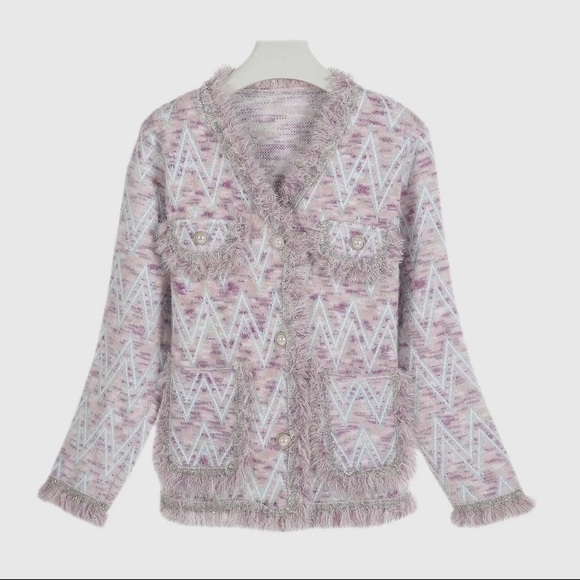 35 POSH LIVE DESIGNER PARISIAN FASHION COCO STYLE JACKET - Picture 3 of 7